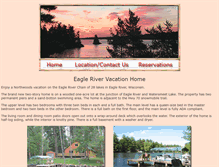 Tablet Screenshot of eagleriverhome.com